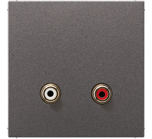 2x Cinch Audio (RCA) MAAL1021AN Jung