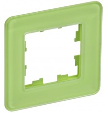 BRITE Рамка 1-ая РУ-1-2-Бр стекло эко грин RE  BR-M12-G-41-K06  IEK