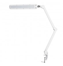 Настольная бестеневая лампа на струбцине , 90 LED, сенсорный регулятор яркости, белая  31-0408  REXANT