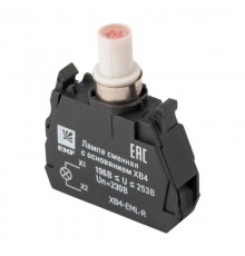 Лампа сменная c основанием XB4 красная 230В EKF PROxima    XB4-EML-R   EKF 