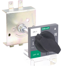 Рукоять выносная для установки на дверь шкафа 150мм РП-302Rc  28745DEK  DEKraft