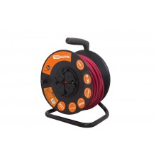 Удлинитель силовой УКз16-004  (IP44 4 места/30м КГ 3х1,5 пласт. катушка)  SQ1301-0544  TDM