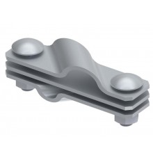 Соединитель диагональный стержня заземления D-20, гор. цинк, 391121  МС-121-ГЦ   Ostec