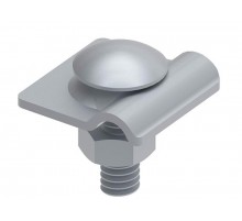 Зажим крепежный для прутка, гор. цинк, 391022  МС-022-ГЦ   Ostec