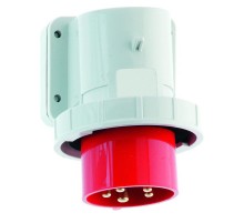 Вилка настенная 32A 5p 400V 6h IP67 Quick-Connect фланец 75 x 90 I 24418-Bals I Bals
