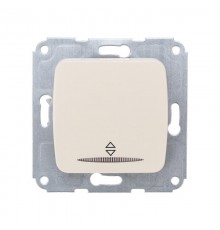 DEA Переключатель 1кл прох. (инд) с/у 10А мех. Беж  KR-78-0236  Kranz