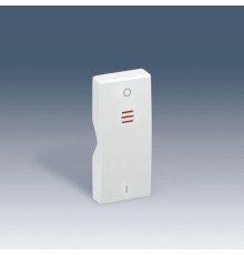 Simon 82 Клавиша для выключателя двухполюсного с контрольной подсветкой, узкий модуль, S82C, алюминий  82032-63  Simon