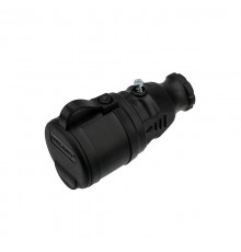 Розетка переносная влагозащищенная с крышкой, с/з, 16 А, IP44 каучук  111-004  REXANT