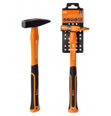 Молоток слесарный, 200 гр, кованый, с усилен. прорезиненной фиберглассовой рукояткой "Алмаз"  SQ1036-0111  TDM