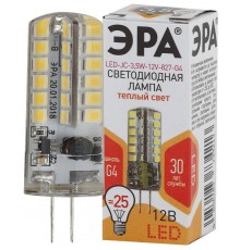 Лампа светодиодная  JC-3,5W-12V-827-G4 (диод, капсула, 3,5Вт, тепл, G4)  Б0033195  ЭРА