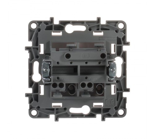 Etika Белый Выключатель 2-х клавишный, 10А, винтовые клеммы  672202  Legrand