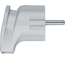 Вилка NCA-PL04-16A-E-WH угловая с/з белая  61362  Navigator