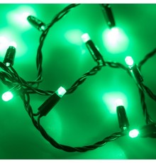 Светодиодная гирлянда ARD-STRING-CLASSIC-10000-BLACK-100LED-STD GREEN (230V, 7W)  025800  Arlight