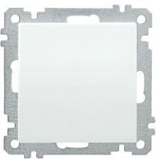 BOLERO белый Выключатель 1-клавишный 10А ВС10-1-0-Б  EVB10-K01-10-1  IEK