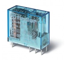 Finder Реле миниатюрное универсальное электромеханическое, выводы с шагом 5 мм, 2CO 8A, конт. AgNi, катушка 24 В DC, (50 шт.)  405290240000  Finder