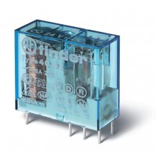 Finder Реле миниатюрное универсальное электромеханическое, выводы с шагом 5 мм, 2CO 8A, конт. AgNi, катушка 24 В DC, (50 шт.)  405290240000  Finder