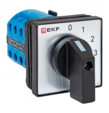 Переключатель кулачковый ПК-1-102 10А 2P "0-1-2-3" IP65  pk-1-102-10-65  EKF