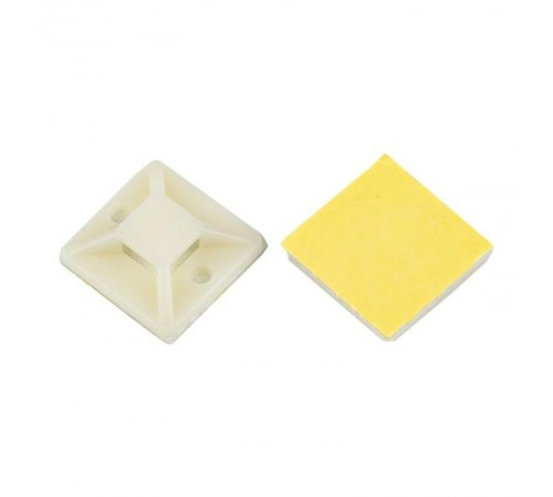 Площадка самоклеящаяся (20х20мм.) белая (20шт.) PROxima plc-20x20-r  EKF