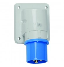 Вилка панельная 32A 3p 230V 6h IP44 голубая I 2662-Bals I Bals