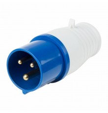 Вилка 013 переносная 2Р+РЕ 16А 220В IP44  11-8900  REXANT