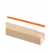 Кабель-канал 25х25 (4 шт по 2 м) "ЭКО" 3D сосна (розн.упак.)  SQ0402-3306  TDM