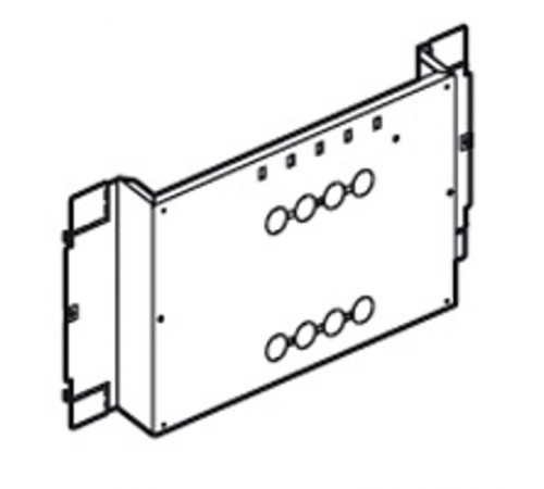 Пластина монтажная XL3 800/4000 - для 1 или 2 DPX-IS 630 - 36 модулей  020657  Legrand