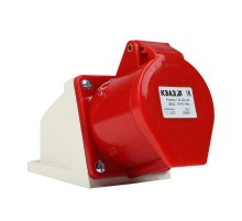 Розетка 124-32А-6h-380AC-3P+PE-IP44  222756  КЭАЗ