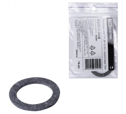Прокладка для ТЭН, ДУ-15, G, паронитовая,  SQ2512-0033  TDM