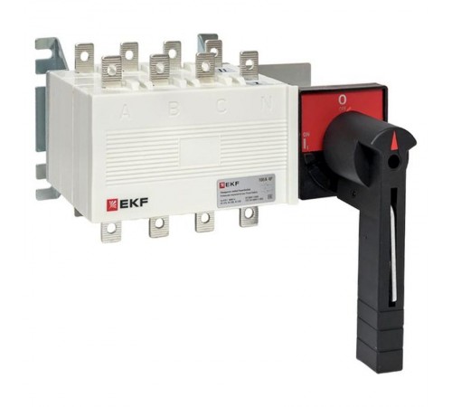 Рубильник-переключатель 100A 4P c рукояткой управления для прямой установки PowerSwitch  pscs-100-4  EKF