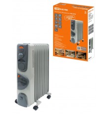 Масл. обогрев. МО-9ТВ, 2000 Вт, 9 сек, вент, регул. мощн. (800/1200/2000+400 Вт), термостат,  SQ2501-0912  TDM