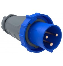 Вилка переносная ССИ-033 63А-6ч/200-250В 2Р+РЕ IP67 MAGNUM  PSN01-063-3  IEK