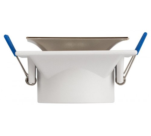 Cветильник встраиваемый декоративный KL102 WH/GD MR16 GU5.3 белый золото  Б0056352  ЭРА