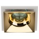 Cветильник встраиваемый декоративный KL102 WH/GD MR16 GU5.3 белый золото  Б0056352  ЭРА