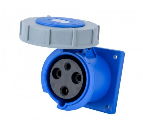 Розетка для скрытой проводки 2Р+РЕ 63А 220В IP67 РЩ-103  26268DEK  DEKraft