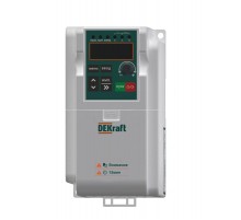 Преобразователь частоты DEKV060-0.4кВт 1 фаза 220В  DEKV060G0R4S2  DEKraft
