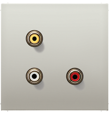 2x Cinch Audio (RCA) / Composite Video MAES1031 Jung