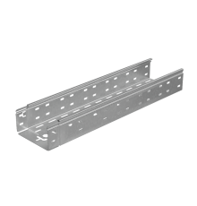 Лоток перф. 80х150х1,0 L6000 мм "Быстрый монтаж ПЛЮС"  LPplus80-150-1.0-6000  КМ - профиль