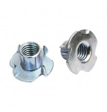 Гайка мебельная забивная оцинк. М10 (4 шт) - пакет   108941  Tech-KREP