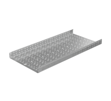 Лоток перф. 80х600х1,2 L6000 мм "Быстрый монтаж ПЛЮС" HD  LPplus80-600-1.2-6000 HD  КМ - профиль