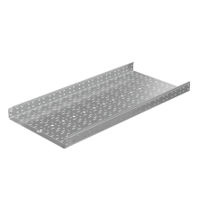 Лоток перф. 80х600х1,0 L6000 мм "Быстрый монтаж ПЛЮС"  LPplus80-600-1.0-6000  КМ - профиль