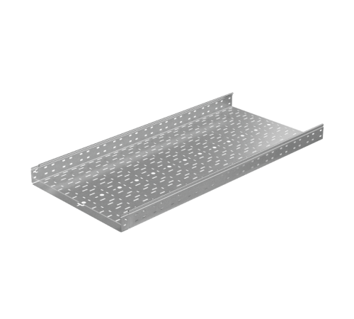 Лоток перф. 80х600х1,2 L6000 мм "Быстрый монтаж ПЛЮС" HD  LPplus80-600-1.2-6000 HD  КМ - профиль