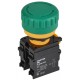 Кнопка "Грибок" поворот. с фикс. 1NO+1NC зелёная MASTER  MI-BG60-11ZS-3-23-K06  IEK