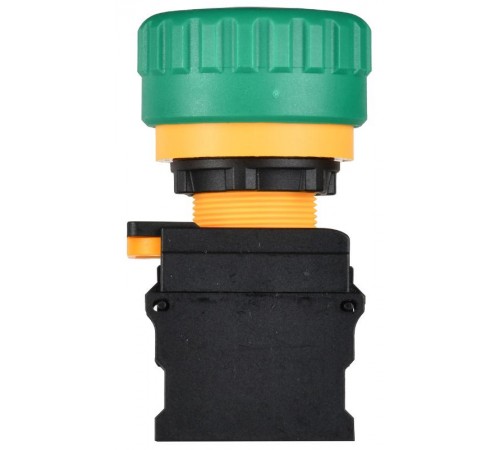 Кнопка "Грибок" поворот. с фикс. 1NO+1NC зелёная MASTER  MI-BG60-11ZS-3-23-K06  IEK