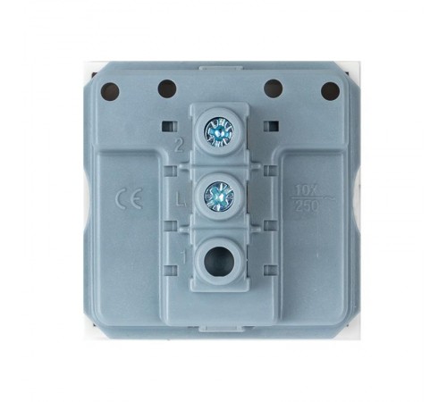 Выключатель 10А,  1 клавишный без индикатора  E2MV10-021-10  EKF