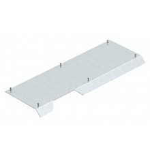 Крышка глухая T-образного ответвления напольного кабельного канала AIK (сталь) (AIKF D 15040T150)  7404914  OBO Bettermann