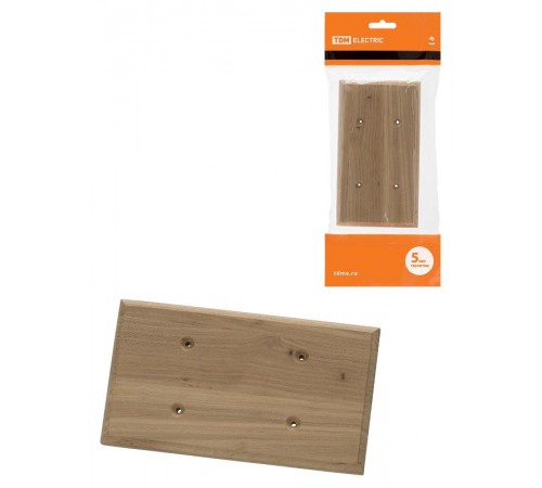 Накладка на бревно деревянная универсальная НБУ 1Пх2 280 мм, под покраску  SQ1821-0313  TDM