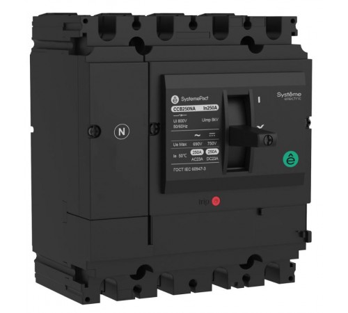 ВЫКЛЮЧАТЕЛЬ-РАЗЪЕДИНИТЕЛЬ SPC250 4P NA 250A  SPC250250NA4DF  Systeme Electric