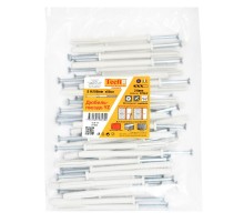 Дюбель-гвоздь YZ цилиндр. манжета нейлон 8x100 (50 шт)- пакет  147522  Tecfi