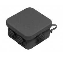 Коробка распределительная (черная) 70х70х40 IP 55  КР2605-08  HEGEL