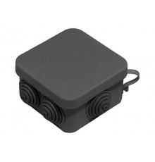 Коробка распределительная (черная) 70х70х40 IP 55  КР2605-08  HEGEL